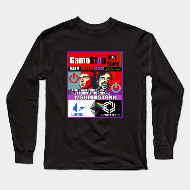 GameStop r/Place Long Sleeve T-Shirt by Boysen